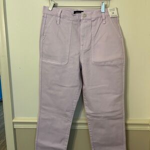 NWT J Crew Straight-leg Crop Jean In Garment-dyed Denim. Size 28